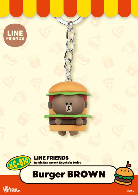 Mini EGG Attack - Line Friends keychain