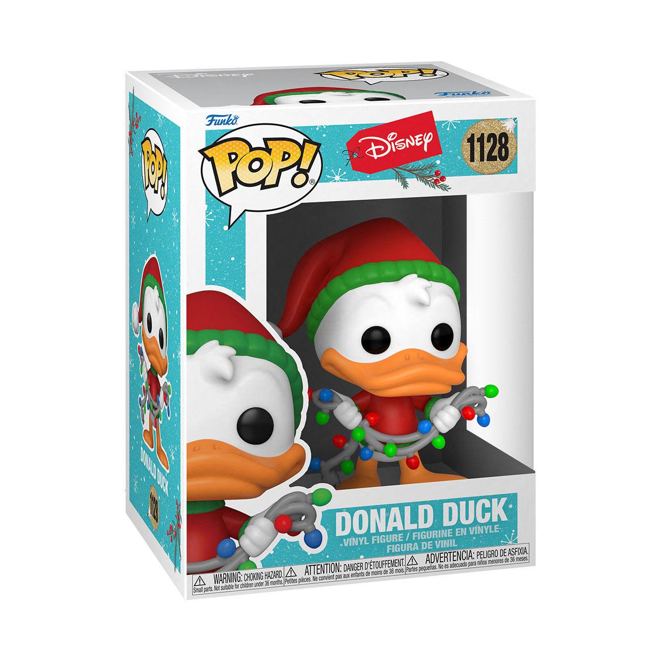 disney holiday pop vinyl figurine donald duck