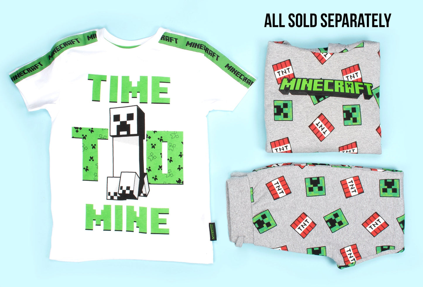 Pantalon de jogging Minecraft – gris Pattern