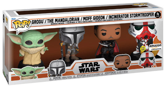 Funko Pack 4 figurines Star Wars : Mandalorian Holiday