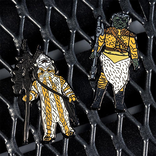 Pin's Star Wars Logray & Klaatu Set 1.29 – Pin Kings Numskull