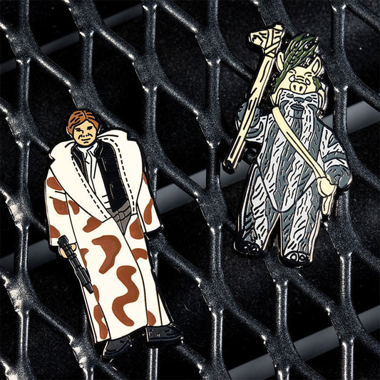 Pin's Star Wars Han Solo & Teebo Set 1.38 – Pin Kings Numskull