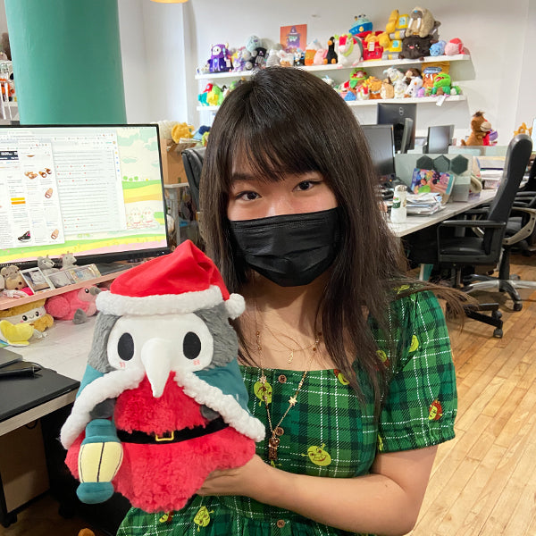 Peluche Mini Squishable – Docteur de la Peste de Noël