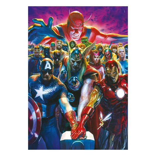 Puzzle Heroes Unite Marvel 1000 pièces - Clementoni