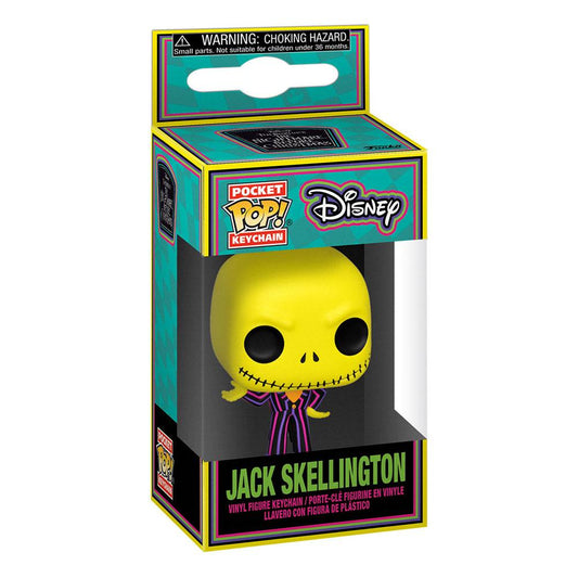 Funko Pop! Keychain Jack Skellington (Black light) – L'Étrange Noël de monsieur Jack