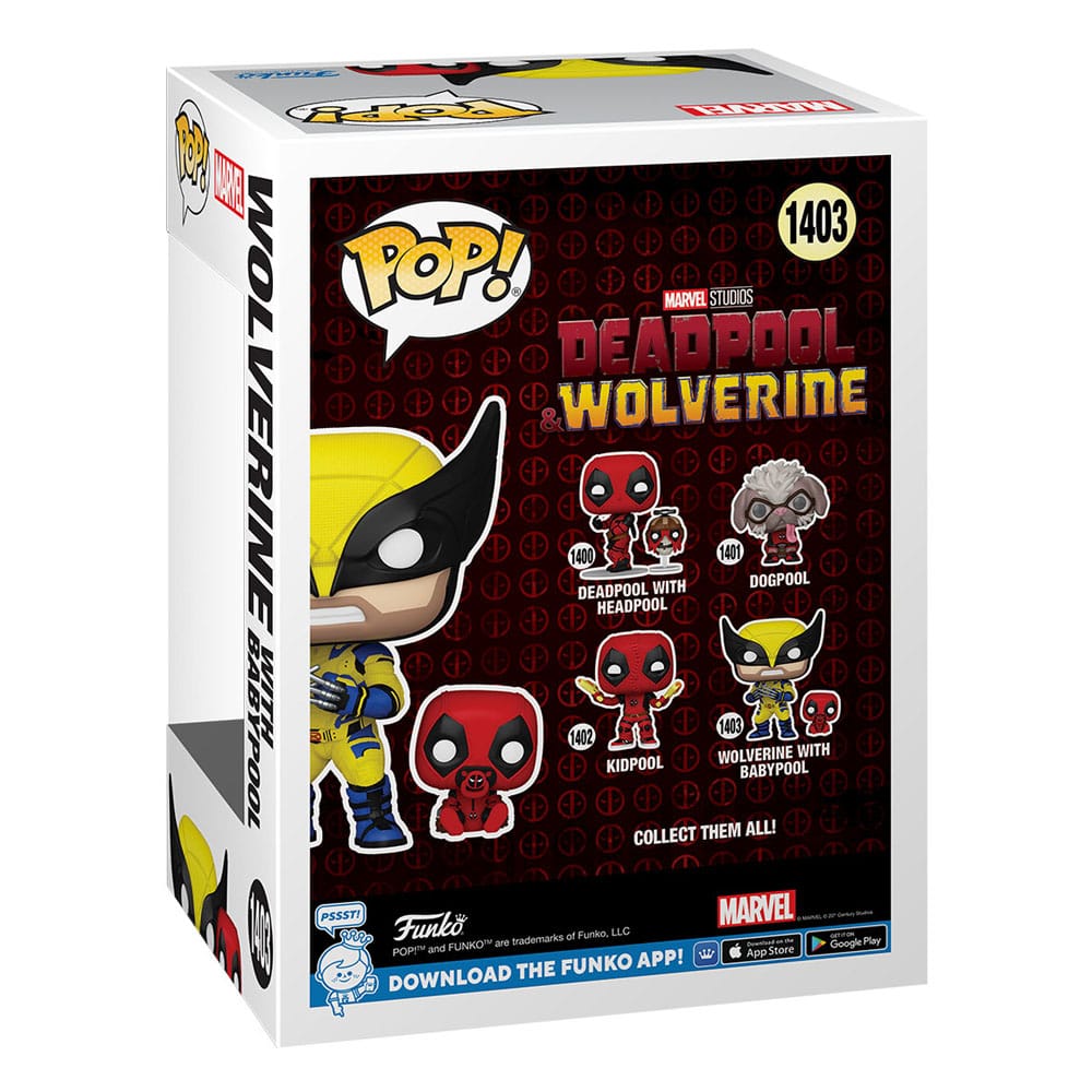 Funko Pop! & Buddy Wolverine avec Babypool – Deadpool