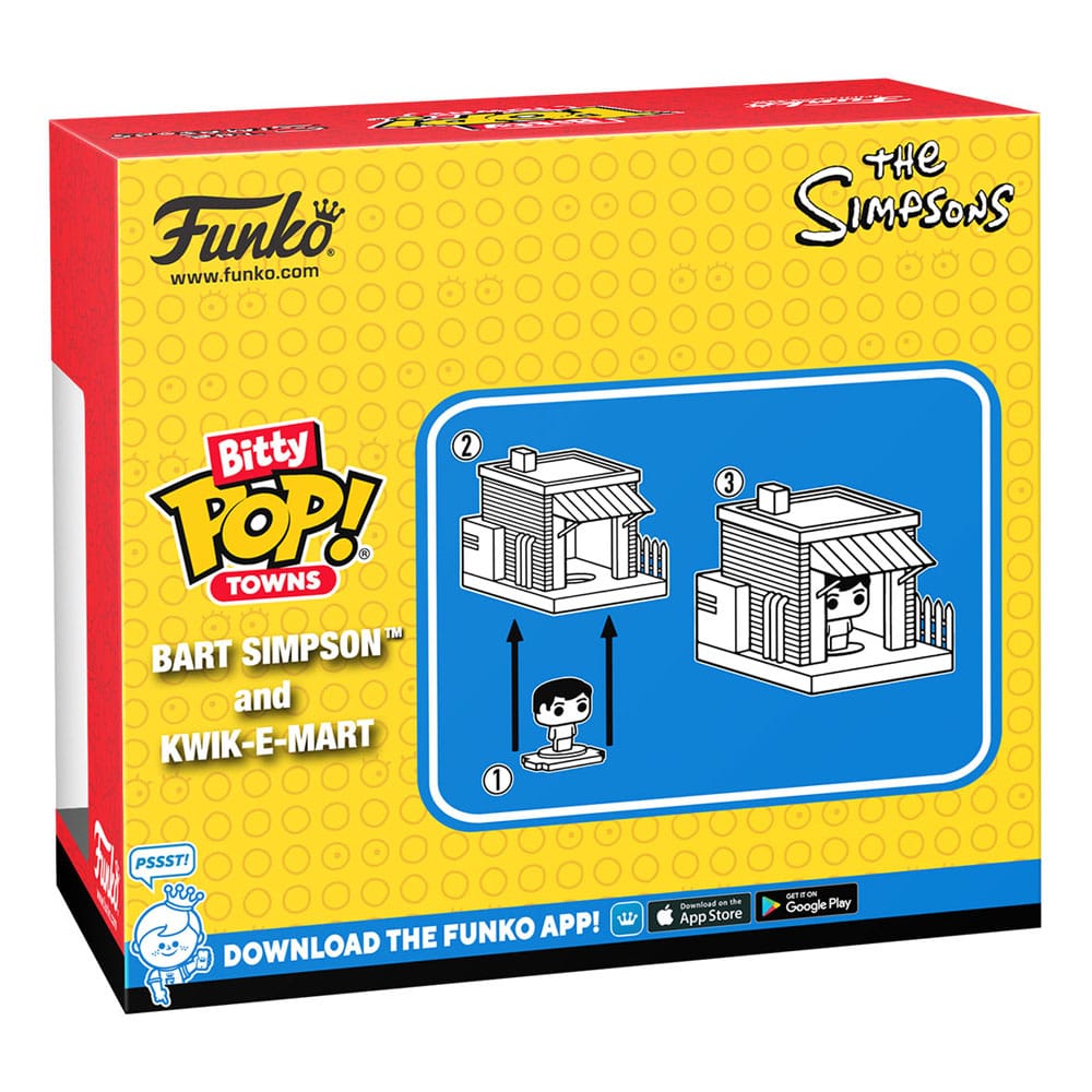 Funko Bitty Pop! Towns Bart Simpson et Kwik-E-Mart – The Simpsons