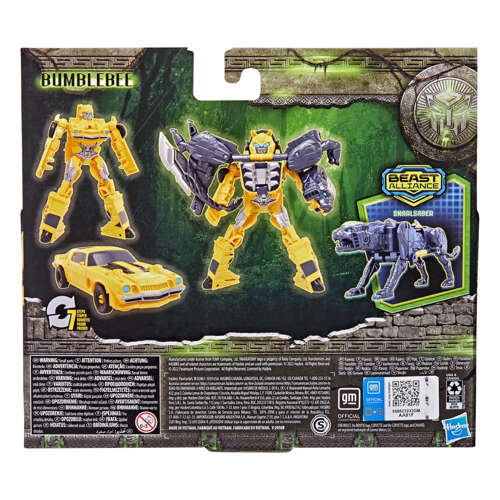 Transformers Beast Alliance Combiner Bumblebee & Snarlsaber – vue produit 5
