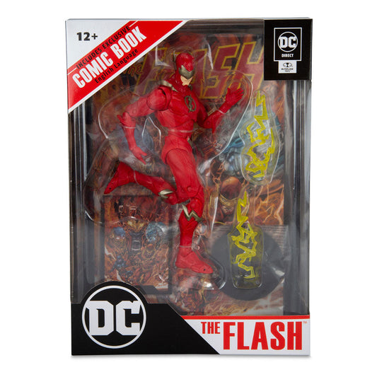 The Flash with Comic The Flash (Punchers Page)