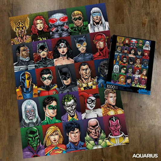Puzzle DC Comics Visages 1000 pièces - Aquarius