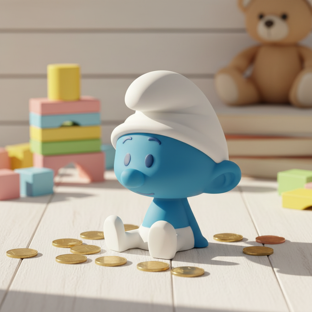 Tirelire Schtroumpf Chibi – vue produit 2