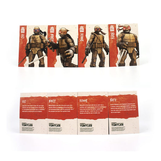 Coffret BST AXN Zombie Turtles IDW Comics - 4 Figurines 13 cm