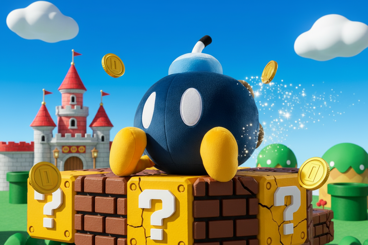 Super Mario plush - Bob -Omb