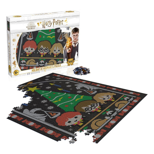 Puzzle Poudlard pendant les fêtes 1000 pièces - Harry Potter