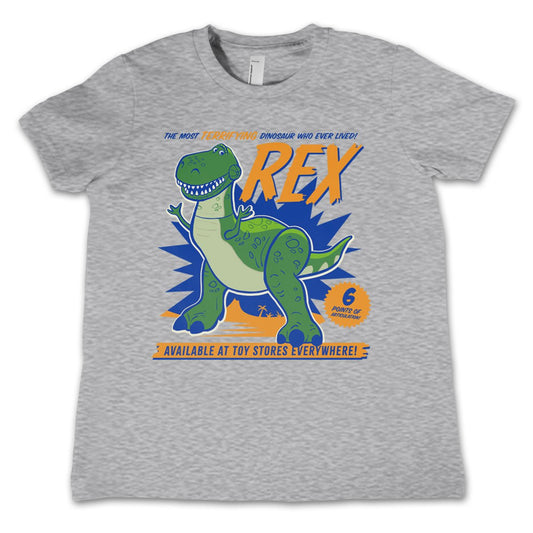 TOY STORY T-Shirt KIDS Rex the Dinosaur (4 ans) Gris