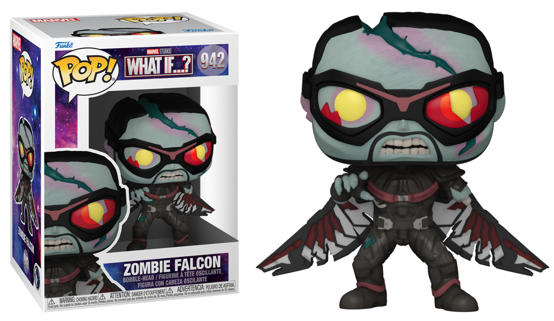MARVEL WHAT IF POP N° 942 Zombie Falcon