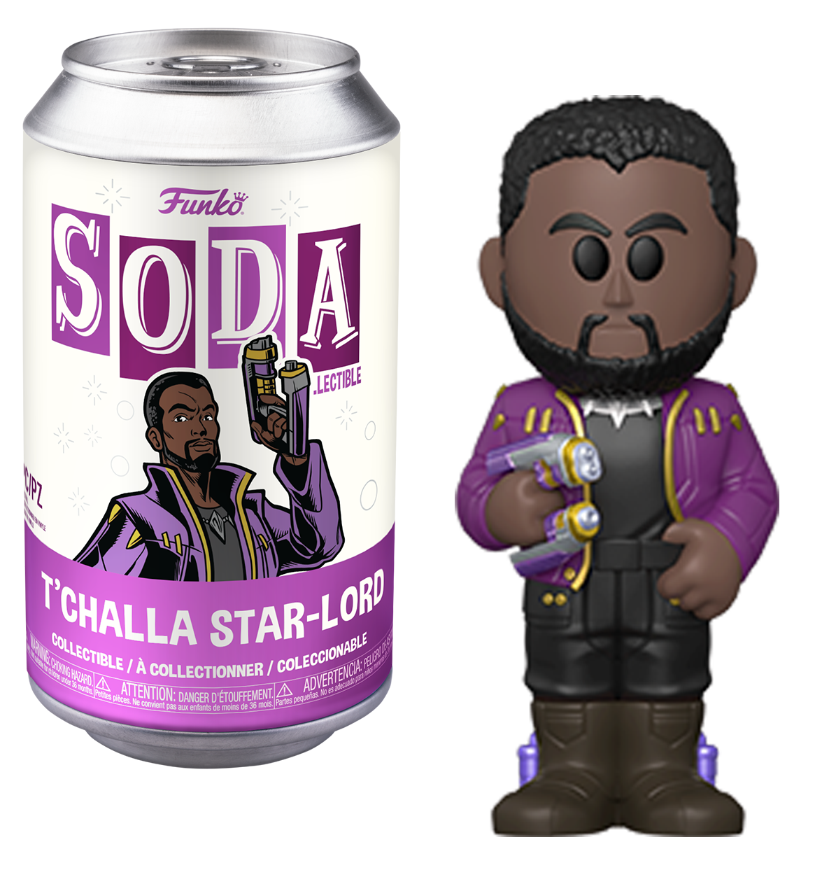 WHAT IF POP Soda Star-Lord T'Challa avec Hase