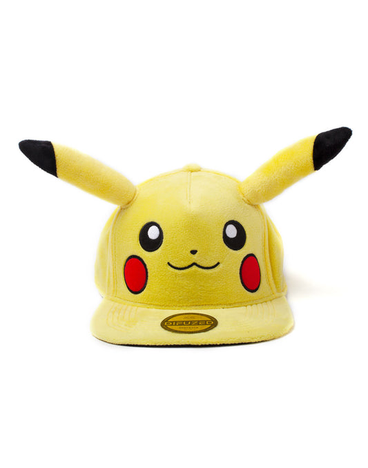 POKEMON Casquette Snapack Premium Plush Pikachu