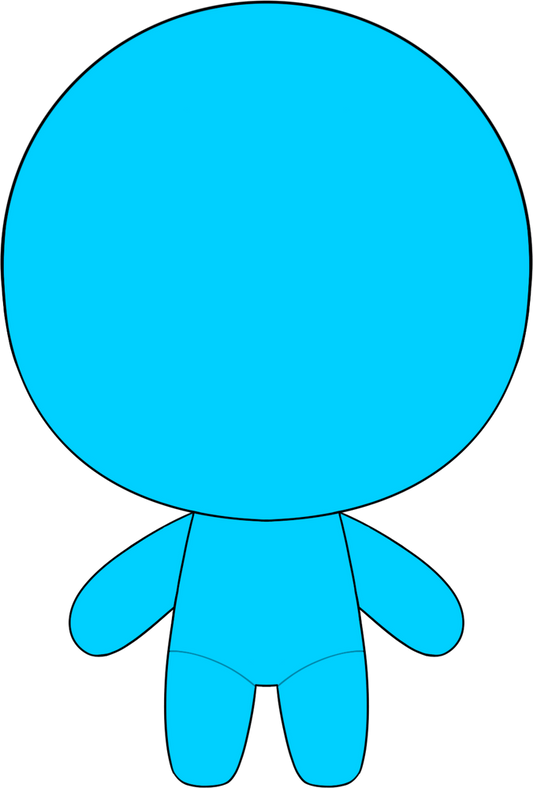 Porte-clés bleu