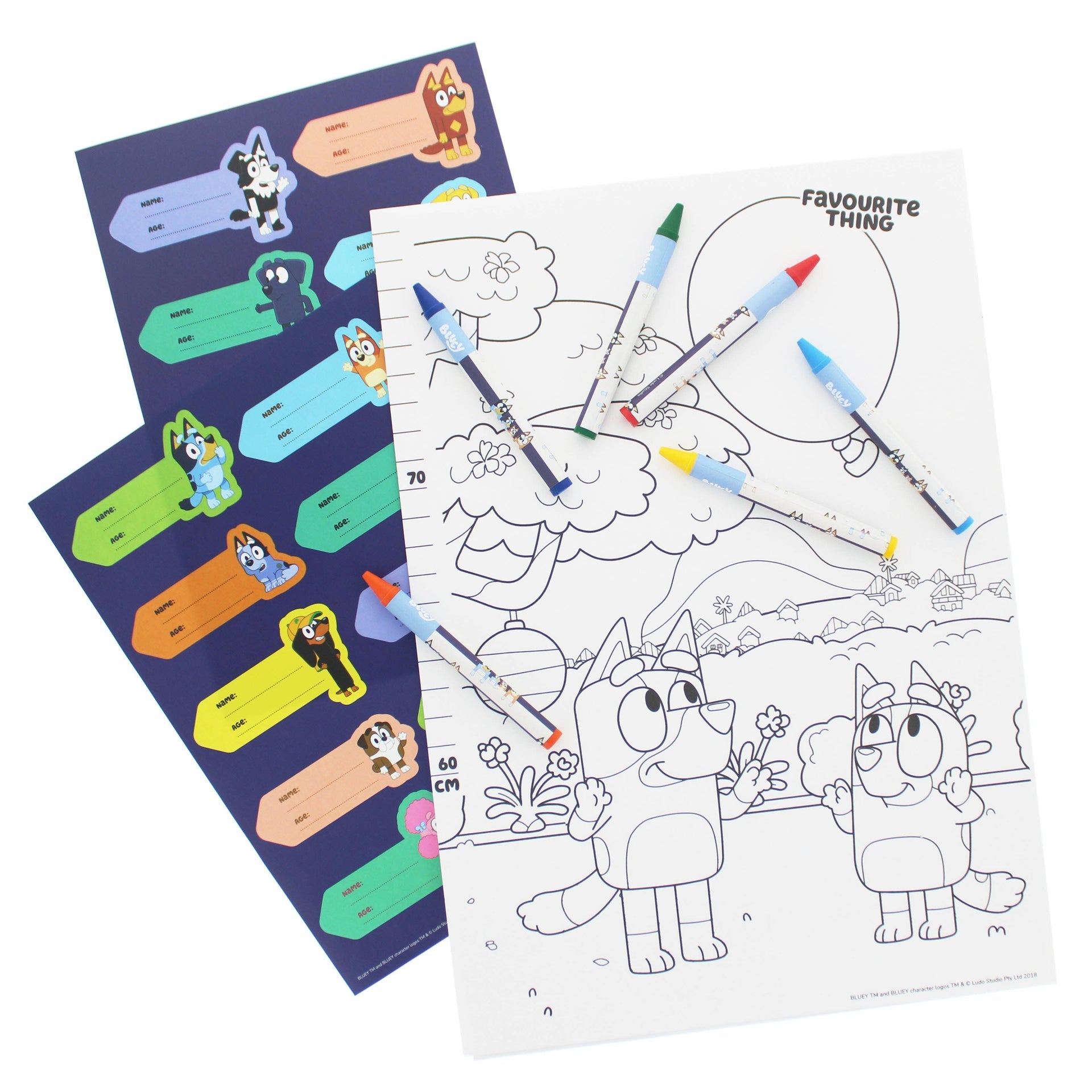 Tableau des – hauteurs de Bluey | Blueprint Collections – vue 3