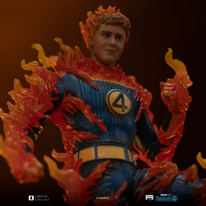 Statue Human Torch (Blue Suit Variant) - Fantastic Four - Art Scale 1/10 - The Fantastic Four