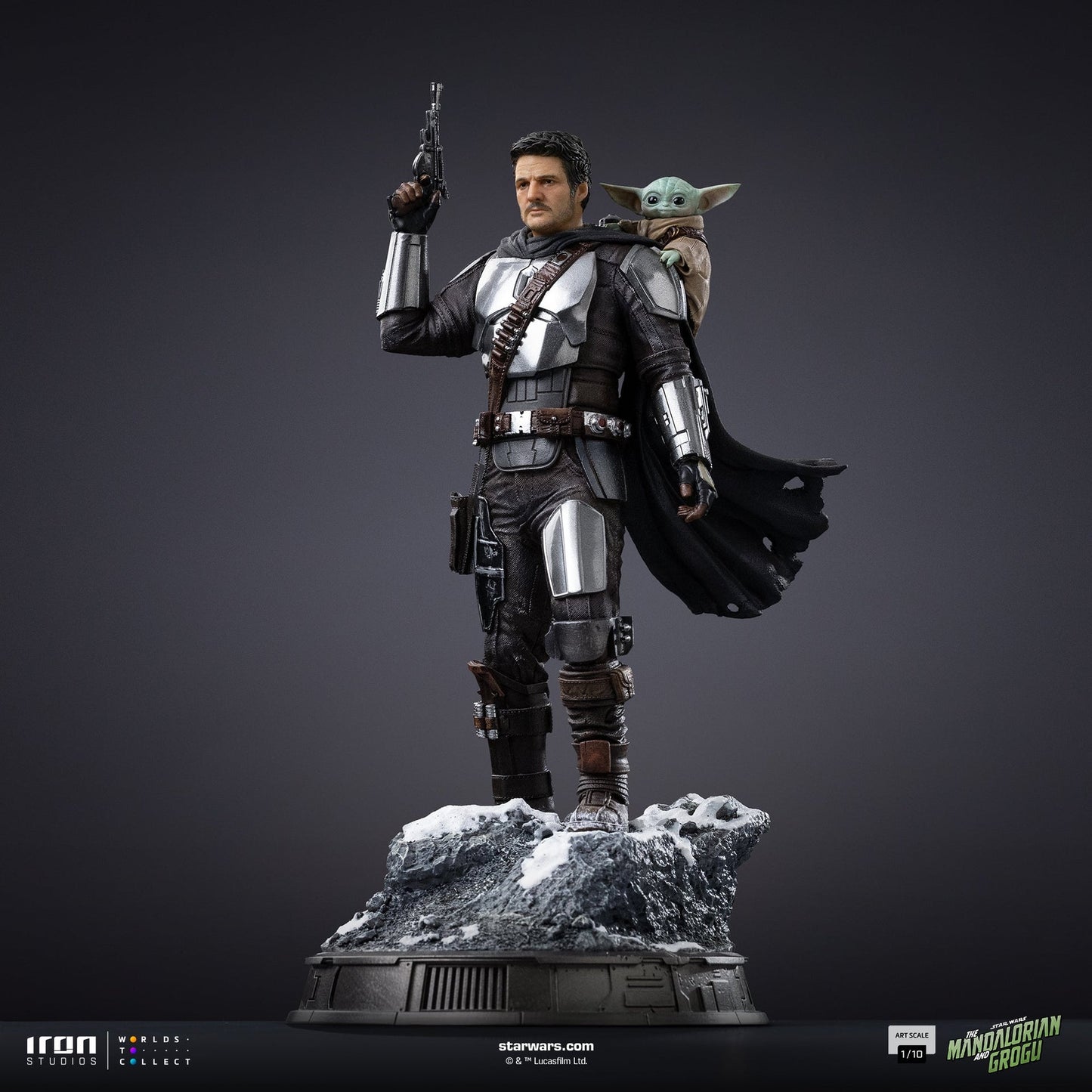 Statue Mandalorian and Grogu - The Mandalorian and Grogu Movie - Art Scale 1/10 - The Mandalorian & Grogu