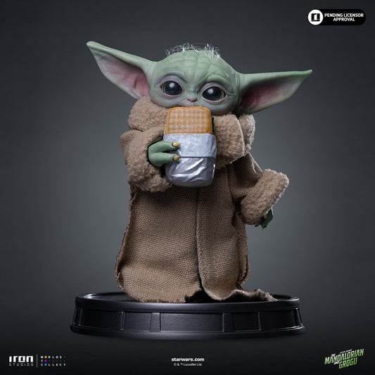 Grogu Food Cart Snack Statue - Mandalorian and Grogu Movie - Grogu Collection - The Mandalorian & Grogu
