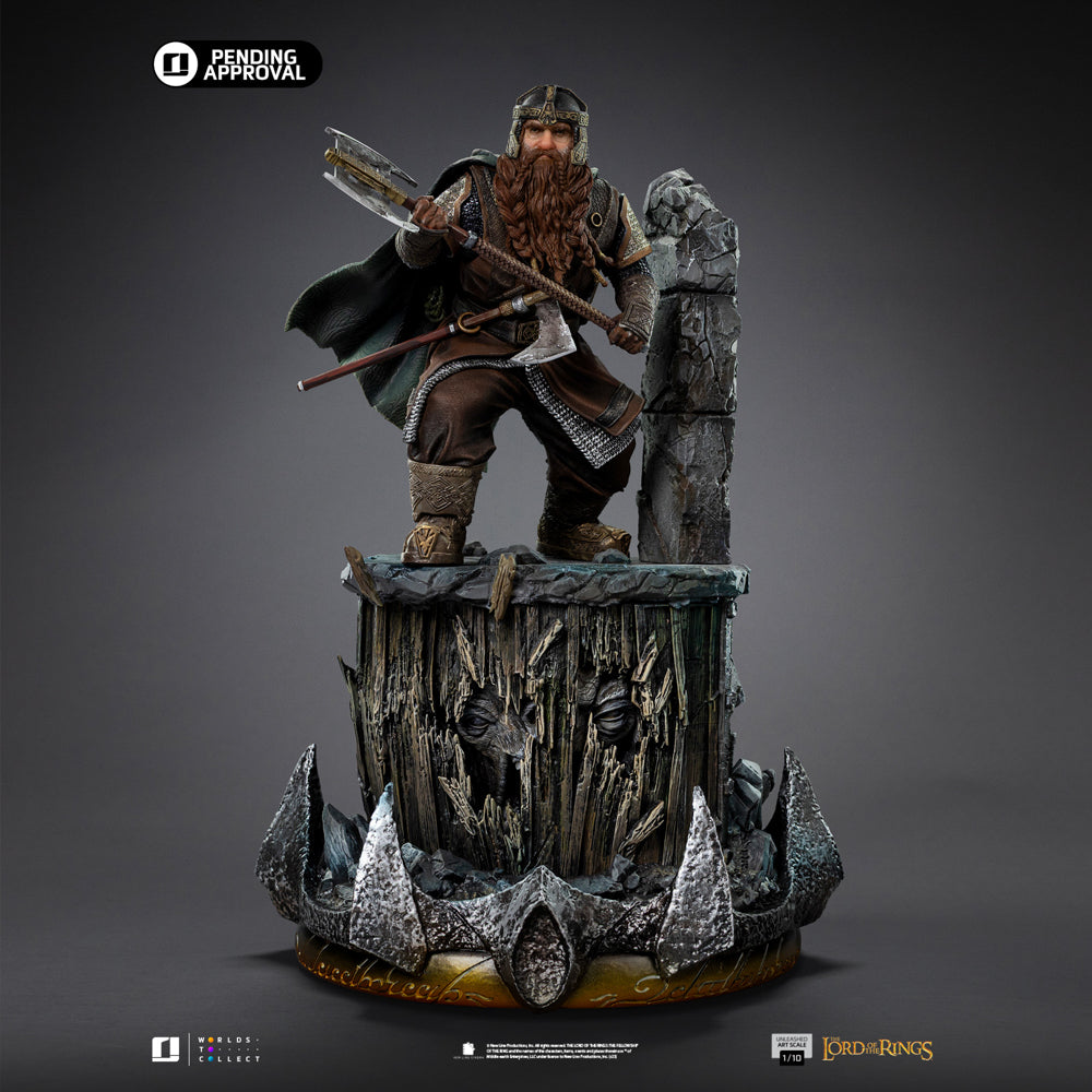 Statue Gimli Unleashed - The Lord of the Rings - Art Scale 1/10