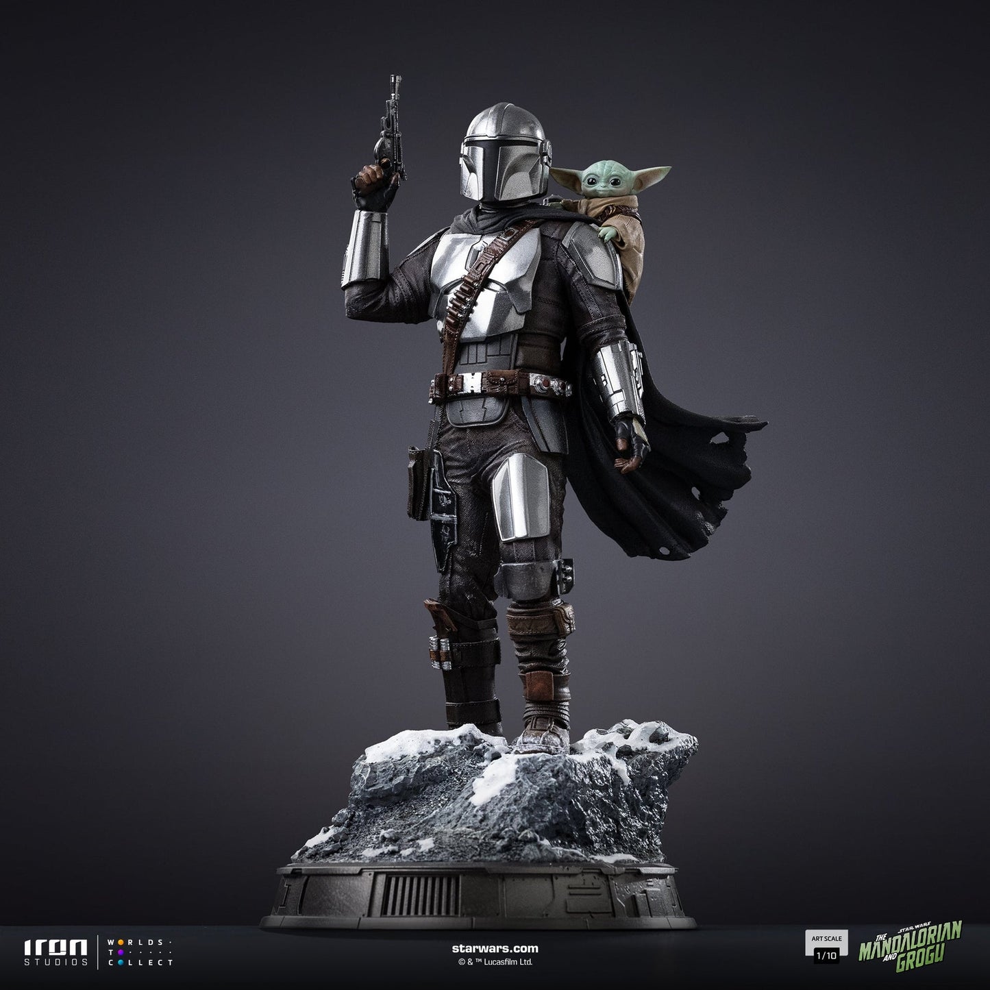 Statue Mandalorian and Grogu - The Mandalorian and Grogu Movie - Art Scale 1/10 - The Mandalorian & Grogu