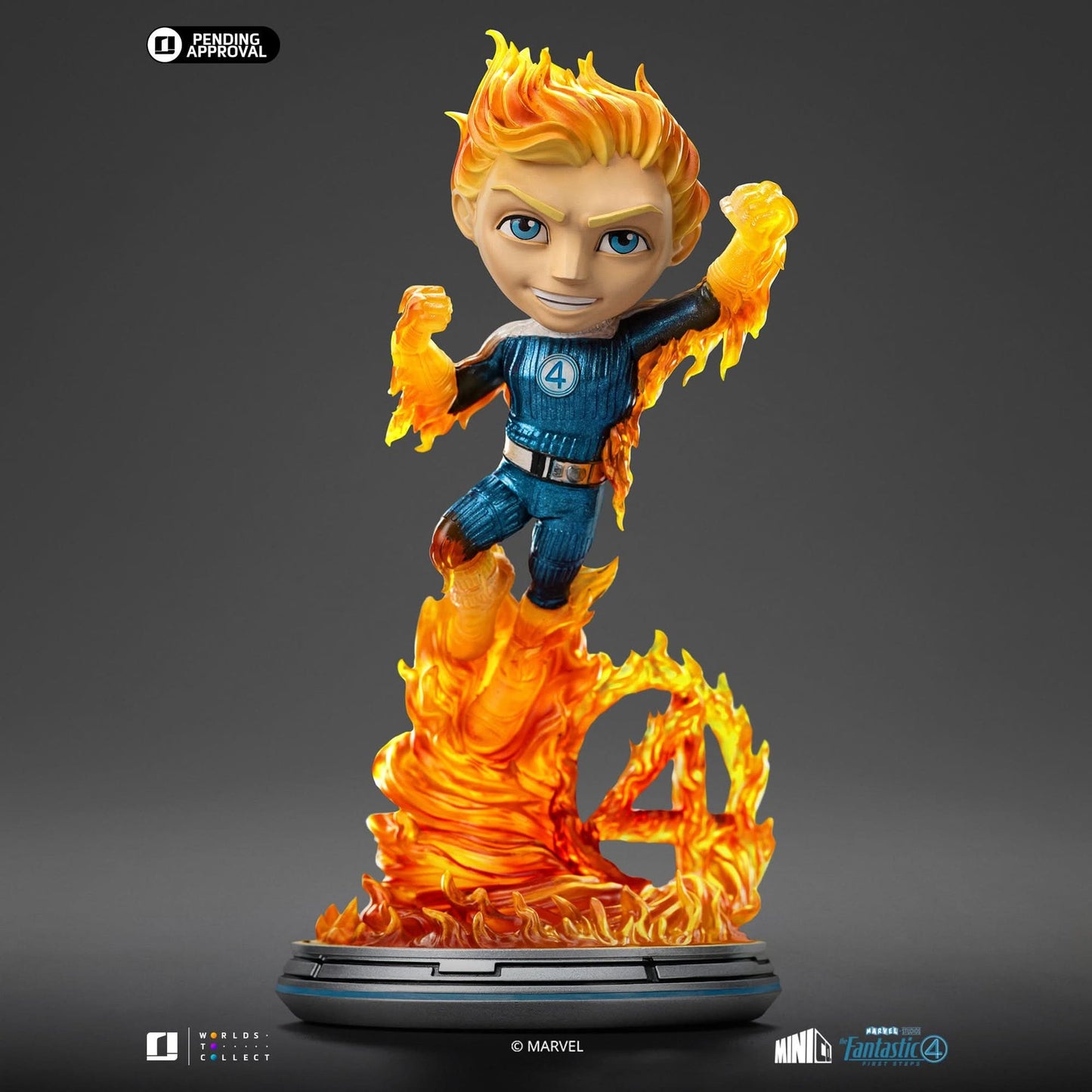 Figurine Fantastic Four Pack (Metallic Version) - The Fantastic Four: First Steps - Mini Co.