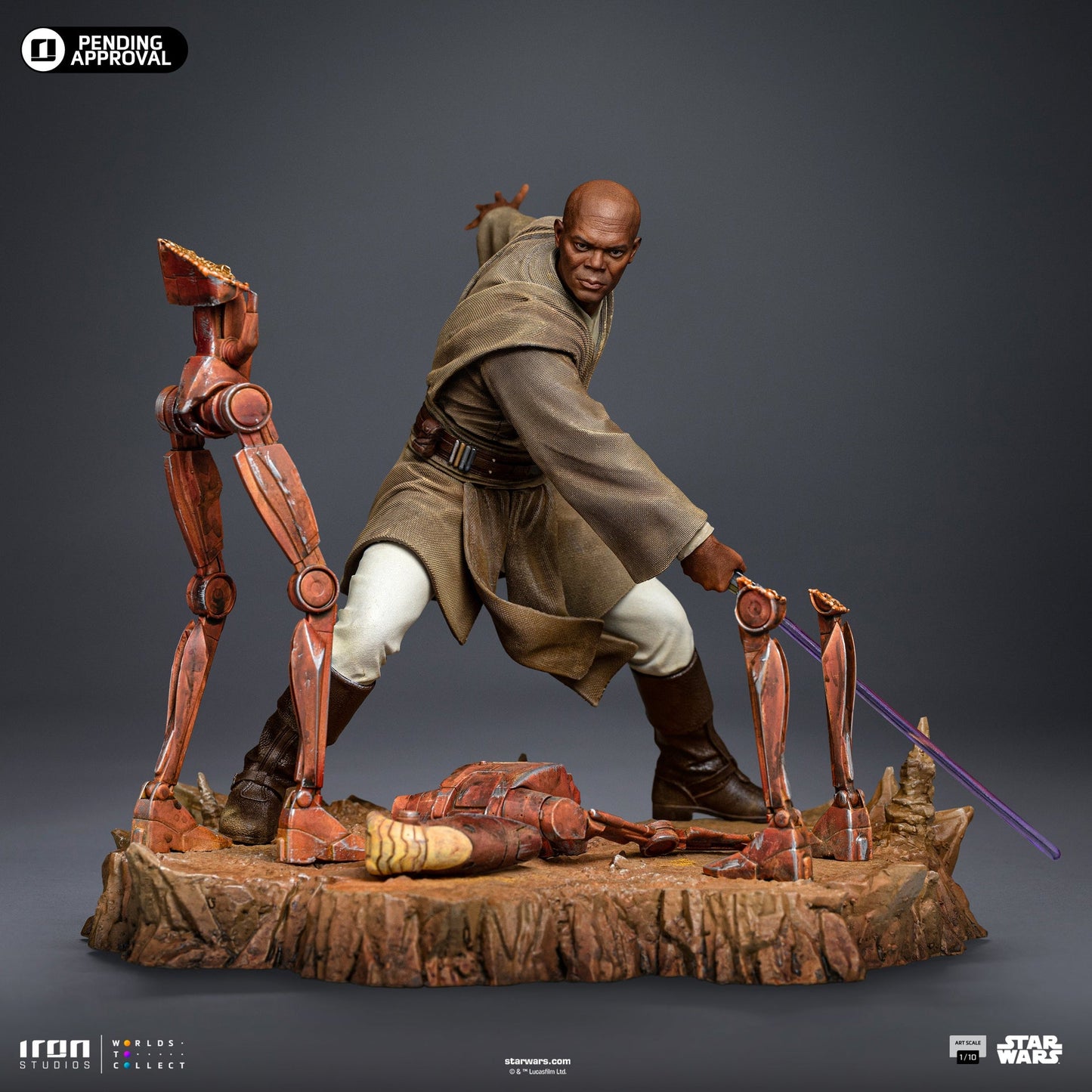 Statue Mace Windu - Star Wars - Art Scale 1/10