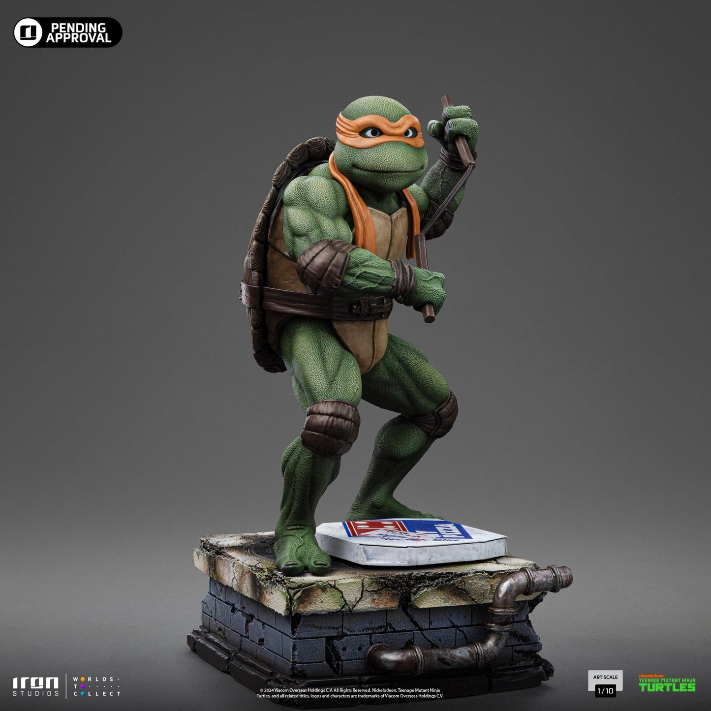 Statue Michelangelo - TMNT Movie - Art Scale 1/10 - Teenage Mutant Ninja Turtles