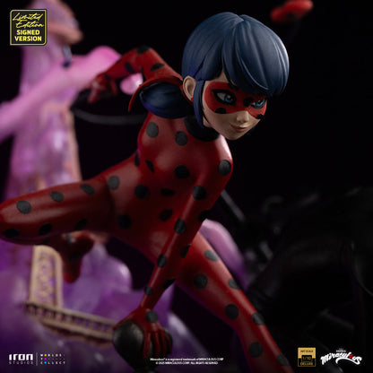 Statue Ladybug and Cat Noir - Miraculous 10th Anniversary Signed Edition - Deluxe Art Scale 1/10