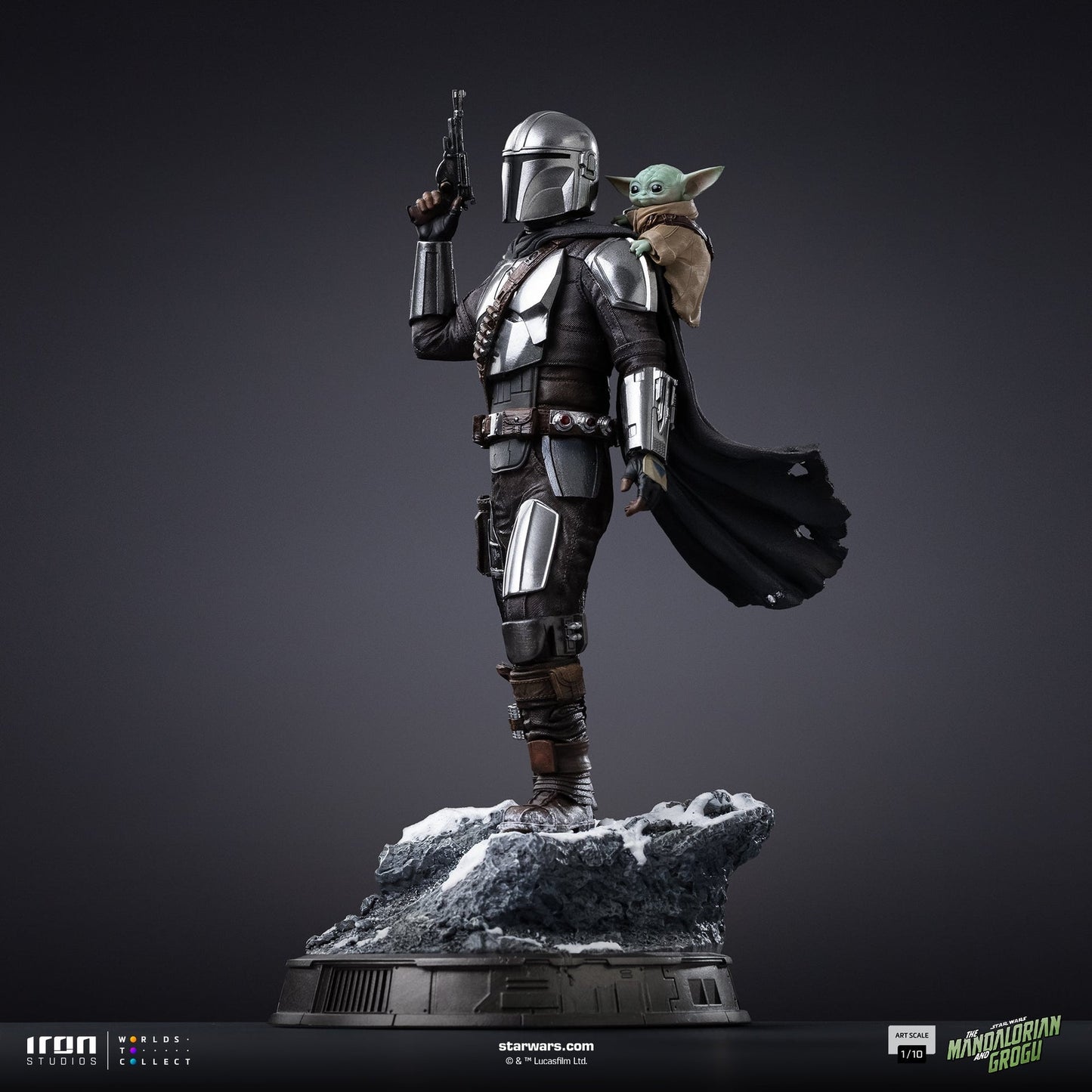 Statue Mandalorian and Grogu - The Mandalorian and Grogu Movie - Art Scale 1/10 - The Mandalorian & Grogu