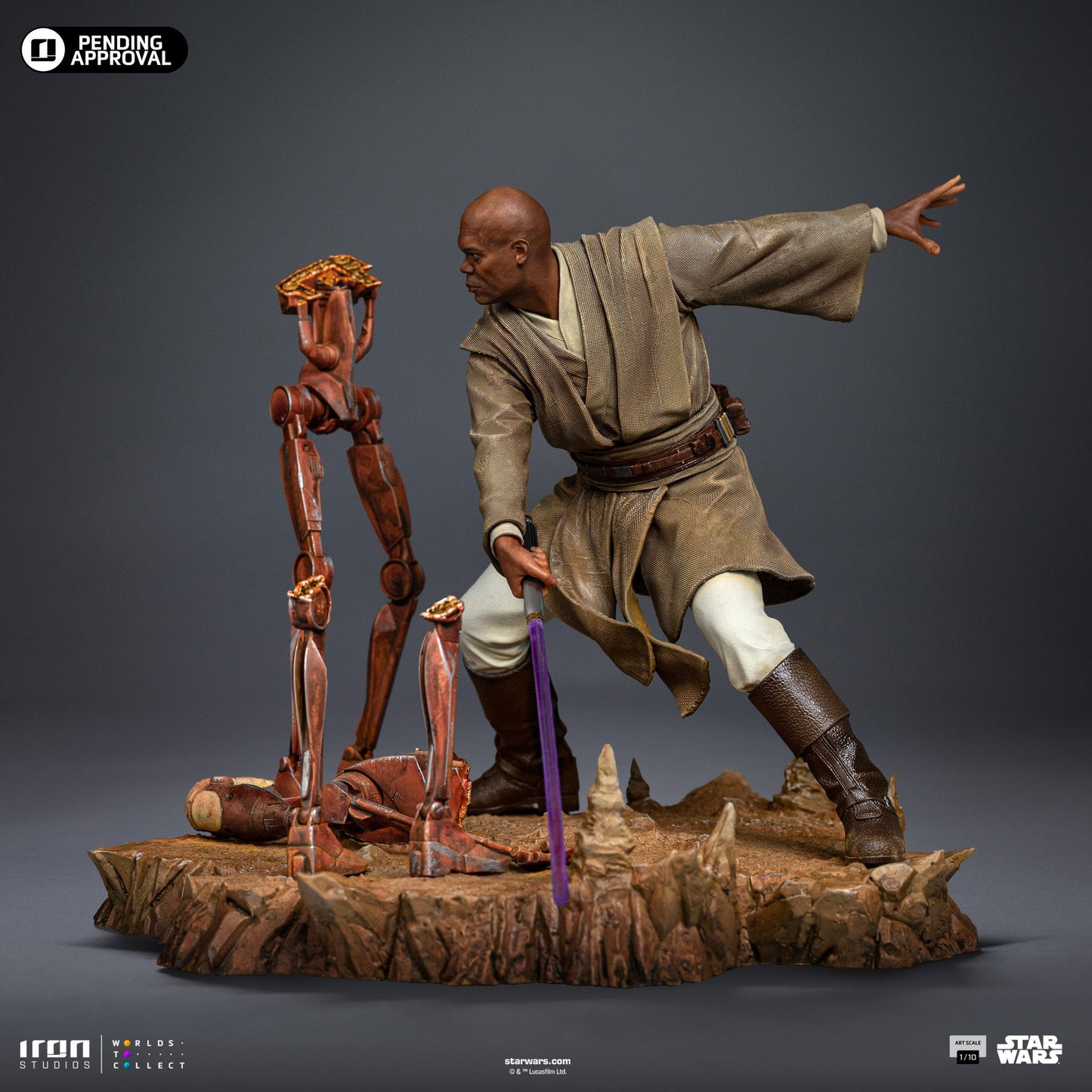 Statue Mace Windu - Star Wars - Art Scale 1/10