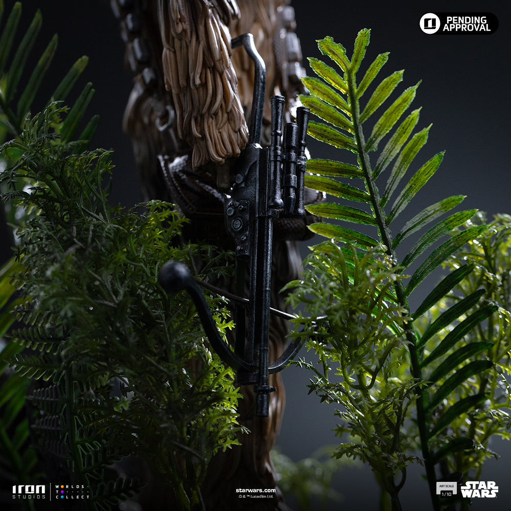 Statue Chewbacca and Tokkat - Star Wars - Art Scale 1/10