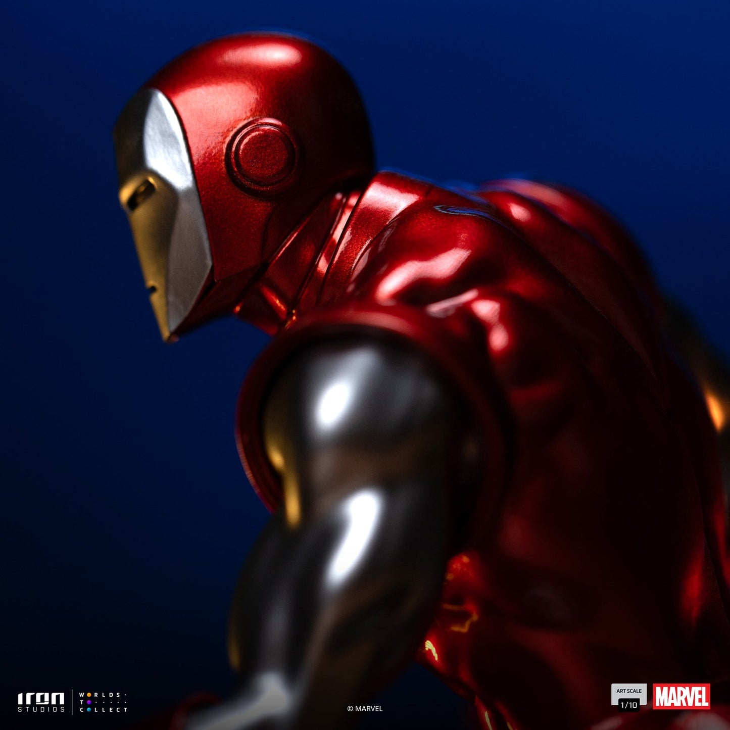 Statue Iron Man Red & Chrome - Marvel Comics - Art Scale 1/10