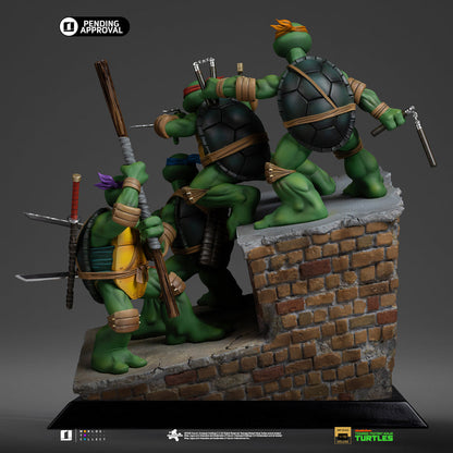 Statue TMNT 1st Cover Set (Signed Version) - Teenage Mutant Ninja Turtles - Art Scale 1/10