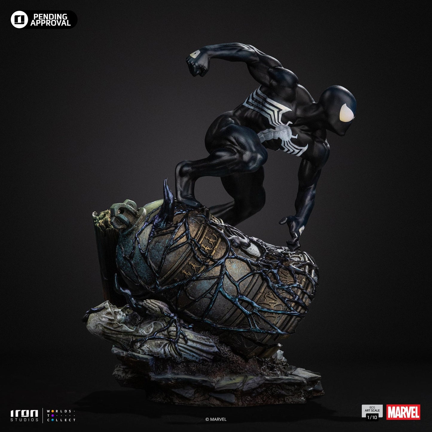 Statue Spider-Man Black - Marvel Comics - BDS Art Scale 1/10
