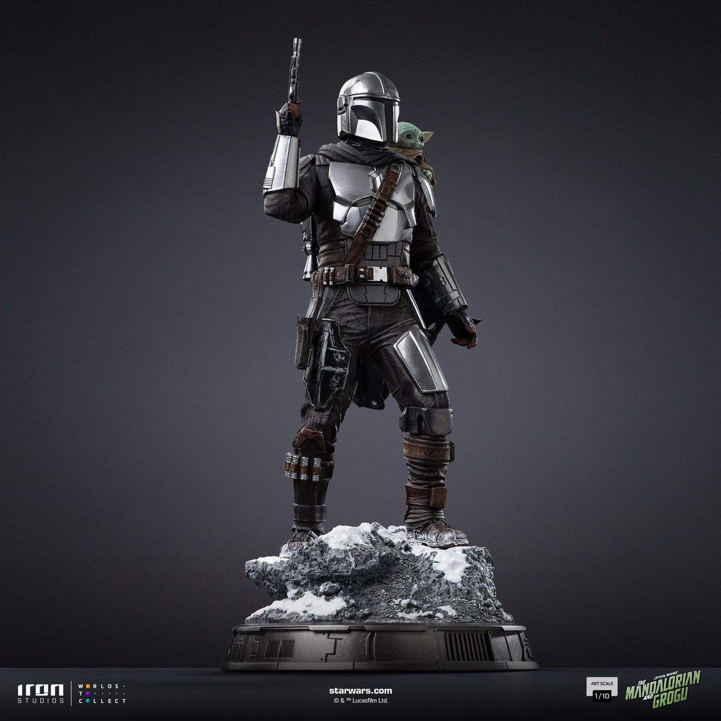 Statue Mandalorian and Grogu - The Mandalorian and Grogu Movie - Art Scale 1/10 - The Mandalorian & Grogu