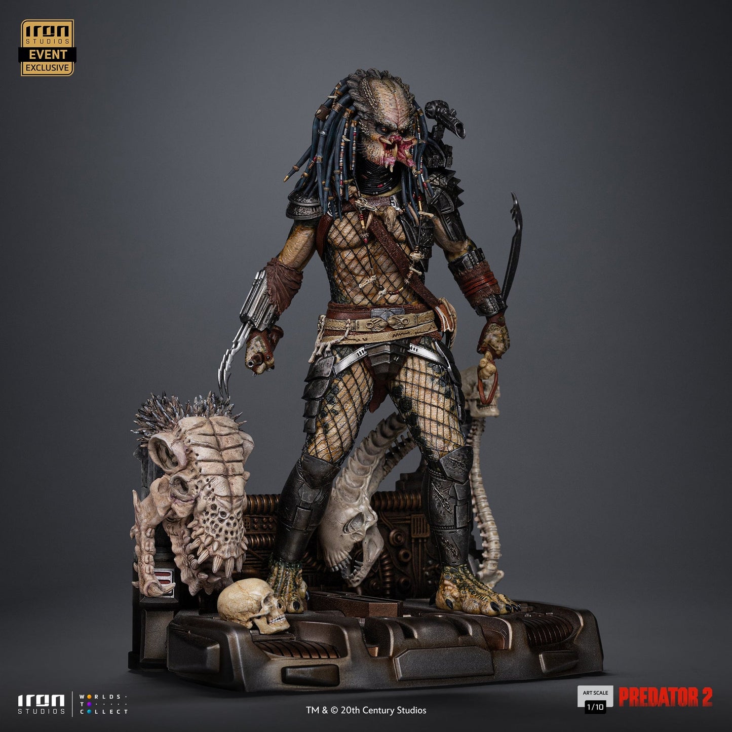 Statue Elder Predator (CCXP Event Exclusive 2025) - Predator 2 - Art Scale 1/10