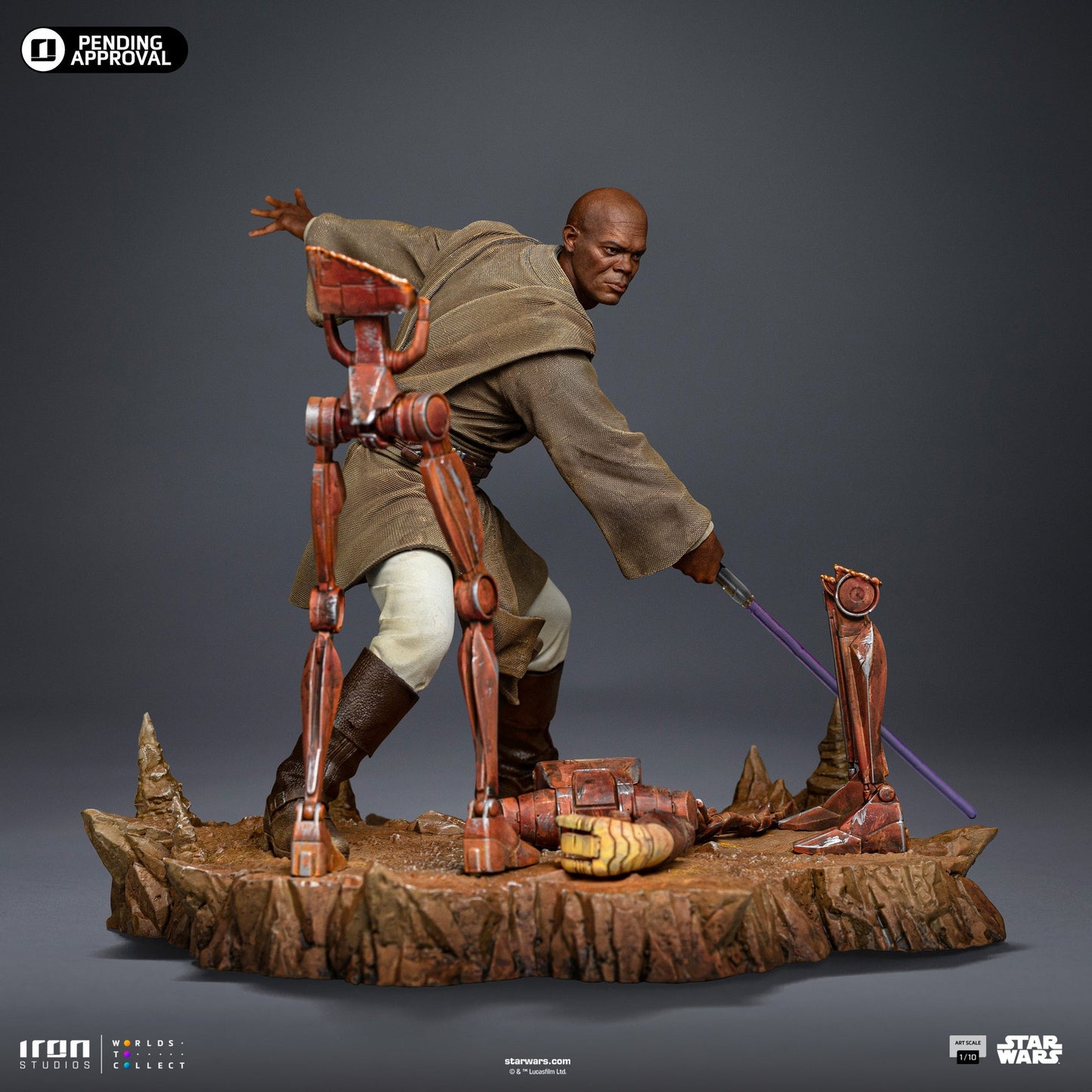 Statue Mace Windu - Star Wars - Art Scale 1/10