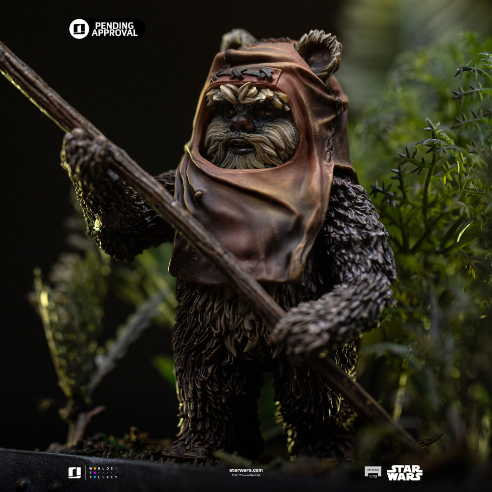 Statue Leia and Wicket - Star Wars Episode VI - Art Scale 1/10