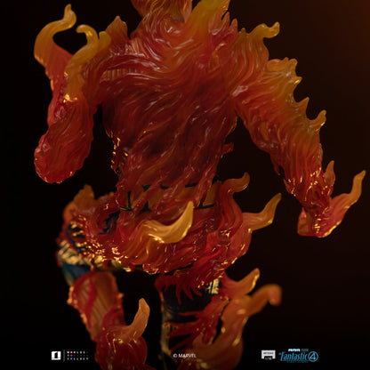 Statue Human Torch (Blue Suit Variant) - Fantastic Four - Art Scale 1/10 - The Fantastic Four