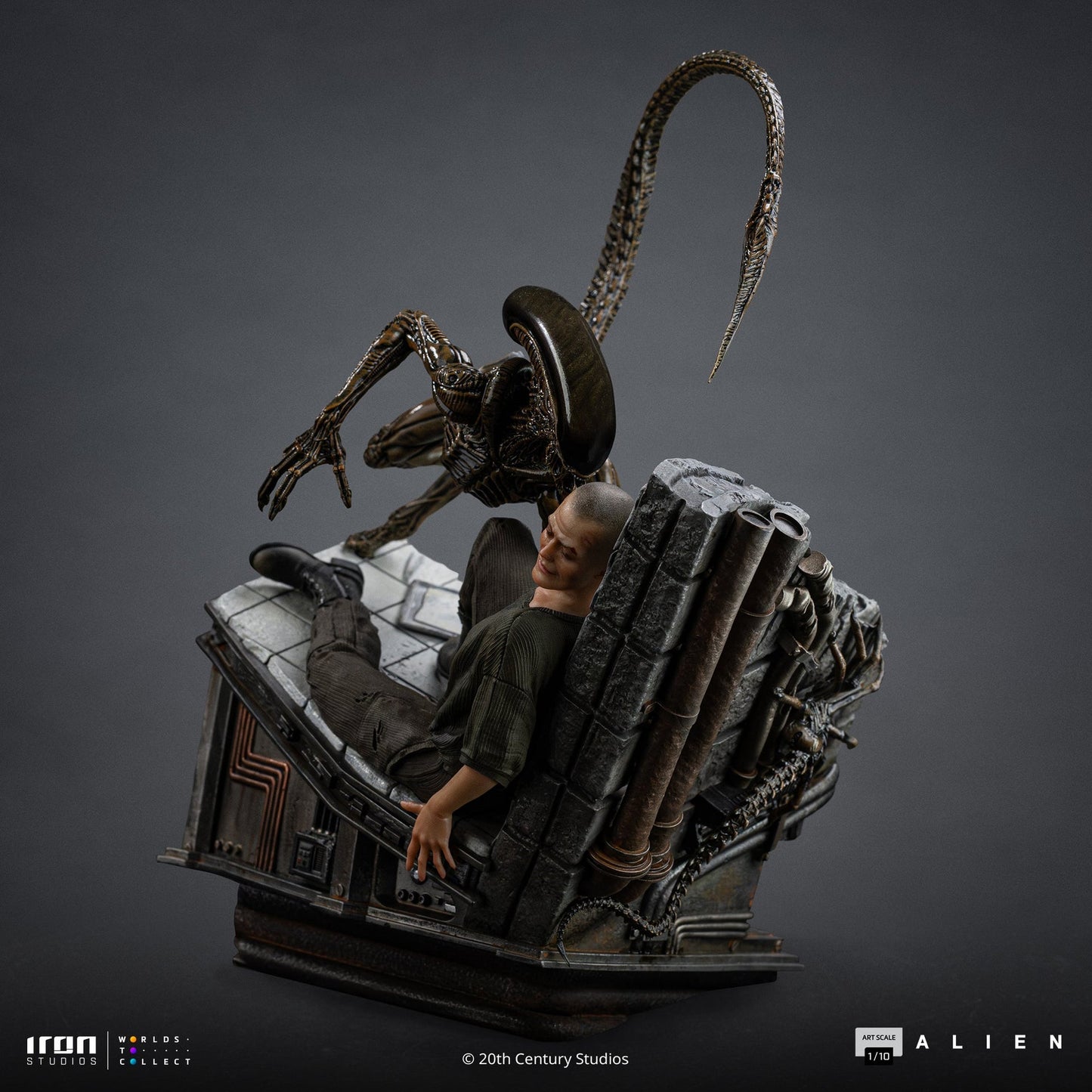 Statue Ellen Ripley and Dog Alien - Alien 3 - Art Scale 1/10 - Predator