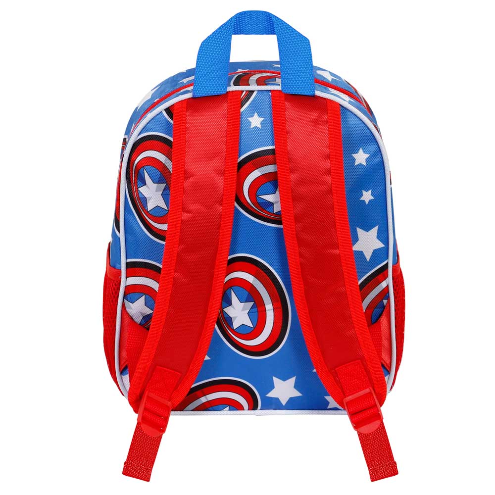 Sac à Dos 3D Petit Marvel Captain America « Let's go »