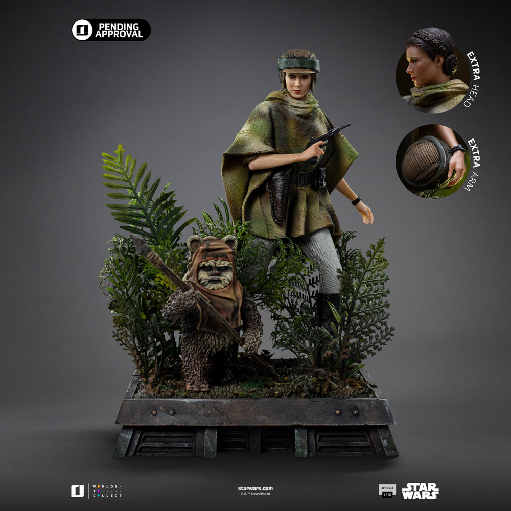 Statue Leia and Wicket - Star Wars Episode VI - Art Scale 1/10