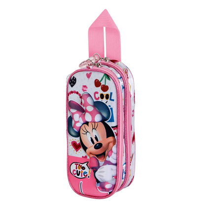 Trousse 3D Double Disney Minnie Mouse « Too Cute »
