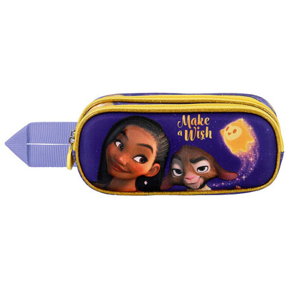 Trousse 3D Double Disney Wish « Asha et la Bonne Étoile Star »