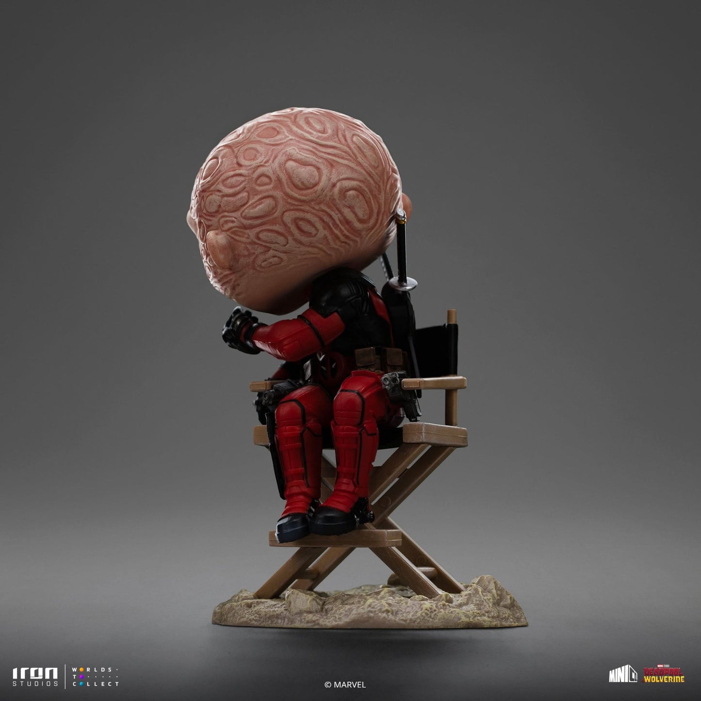 Figurine Deadpool, Wolverine and Headpool (Unmasked) - Deadpool & Wolverine - Mini Co.